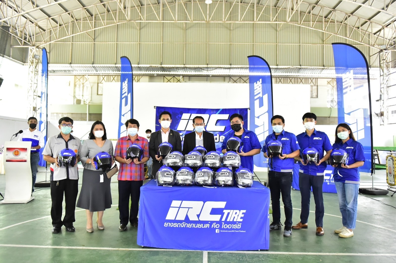 IRC organizes "IRC SAFE RIDE" activities in collaboration with Pathum Thani Technical College.